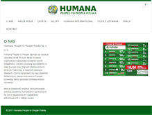 Tablet Screenshot of humana.org.pl