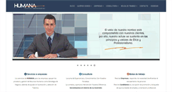 Desktop Screenshot of humana.com.mx
