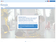 Tablet Screenshot of humana.de