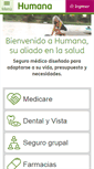 Mobile Screenshot of espanol.humana.com